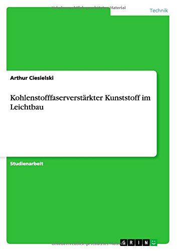 Kohlenstofffaserverstärkter Kunststoff im Leichtbau