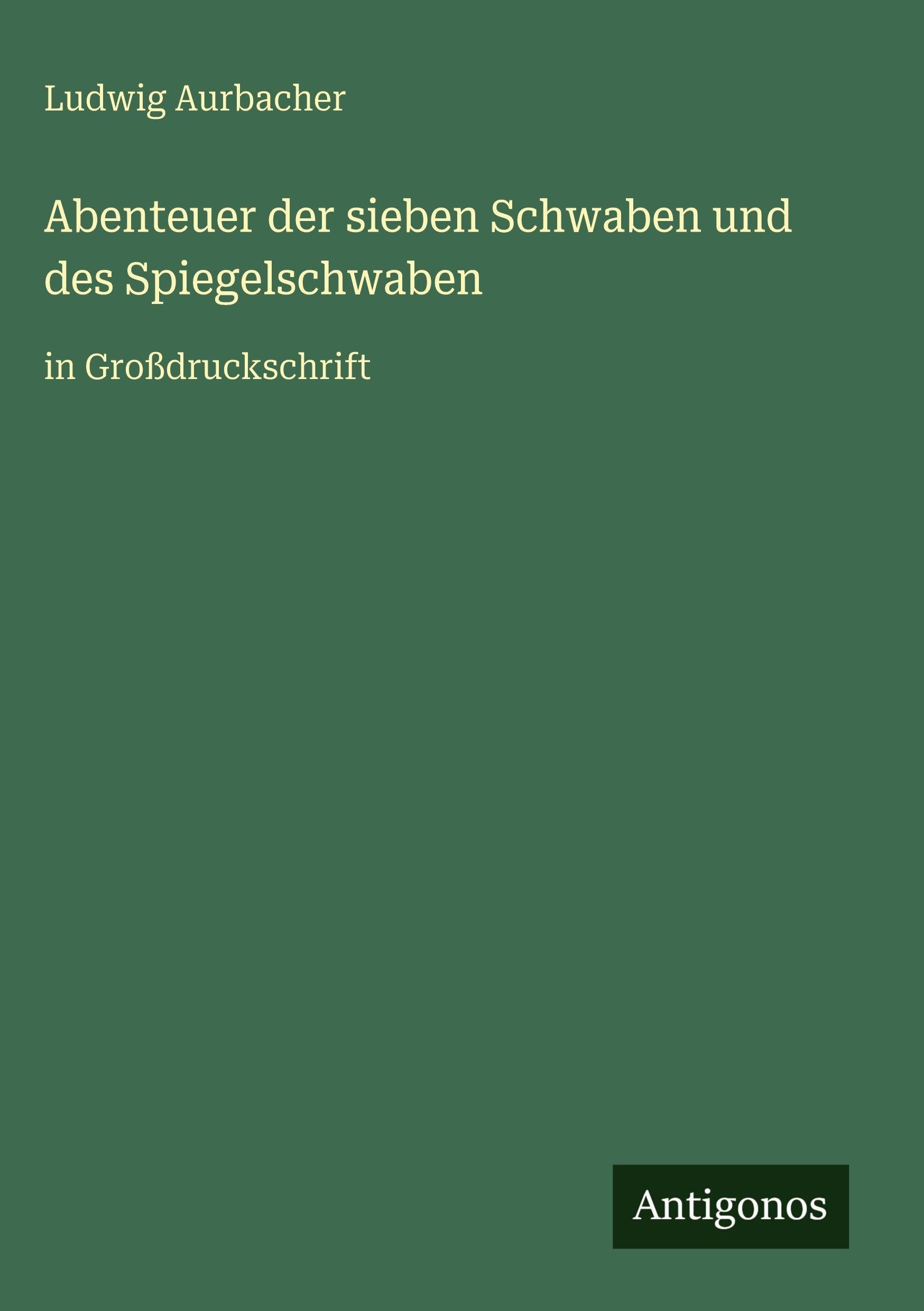 Abenteuer der sieben Schwaben und des Spiegelschwaben: in Großdruckschrift