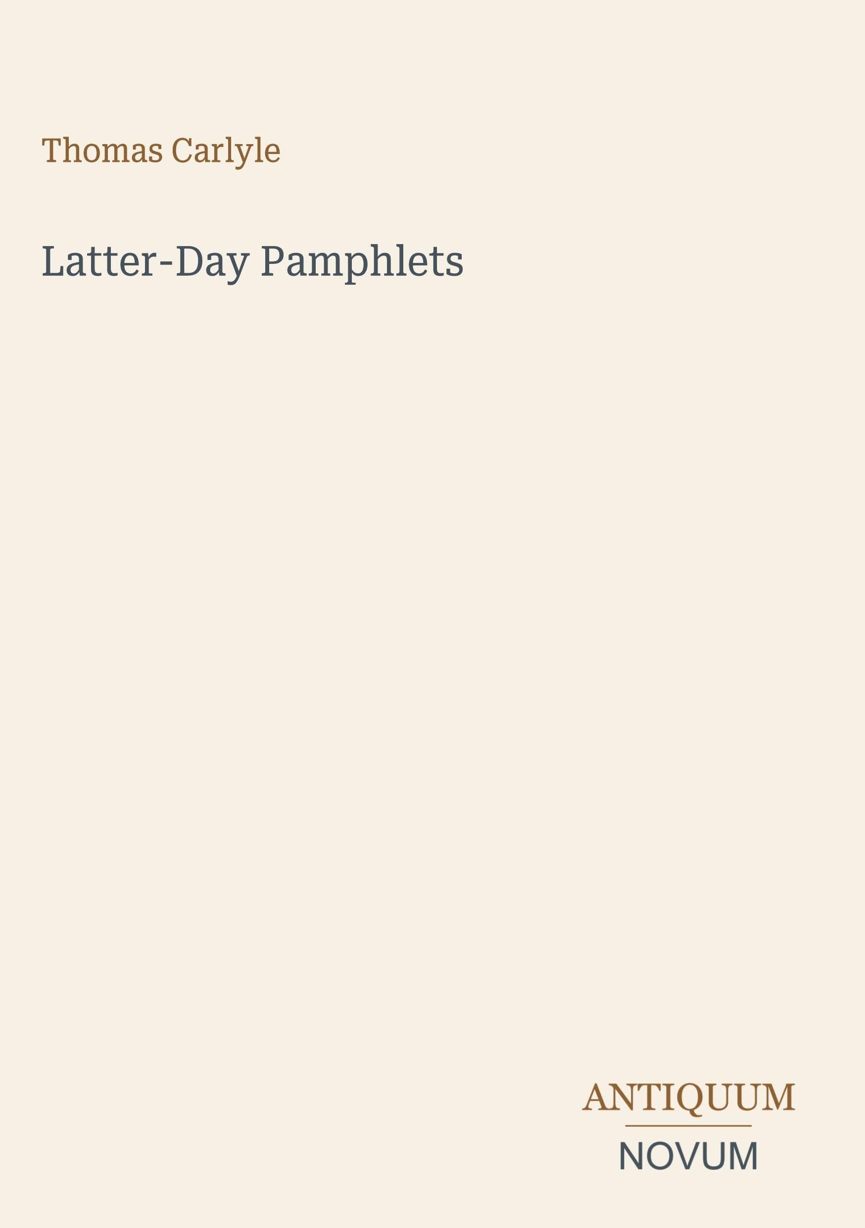 Latter-Day Pamphlets
