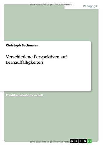 Verschiedene Perspektiven auf Lernauffälligkeiten