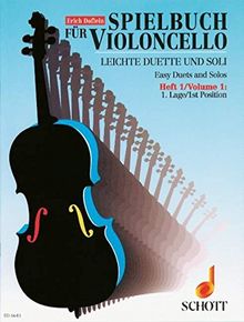 Spielbuch für Violoncello: Leichte Duette und Soli aus dem 18. Jahrhundert. Band 1. 1 oder 2 Violoncelli. Spielpartitur.
