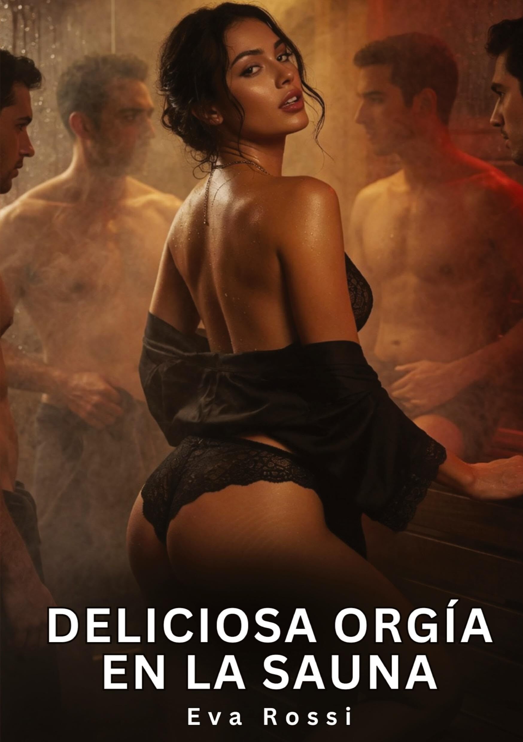 Deliciosa orgía en la sauna