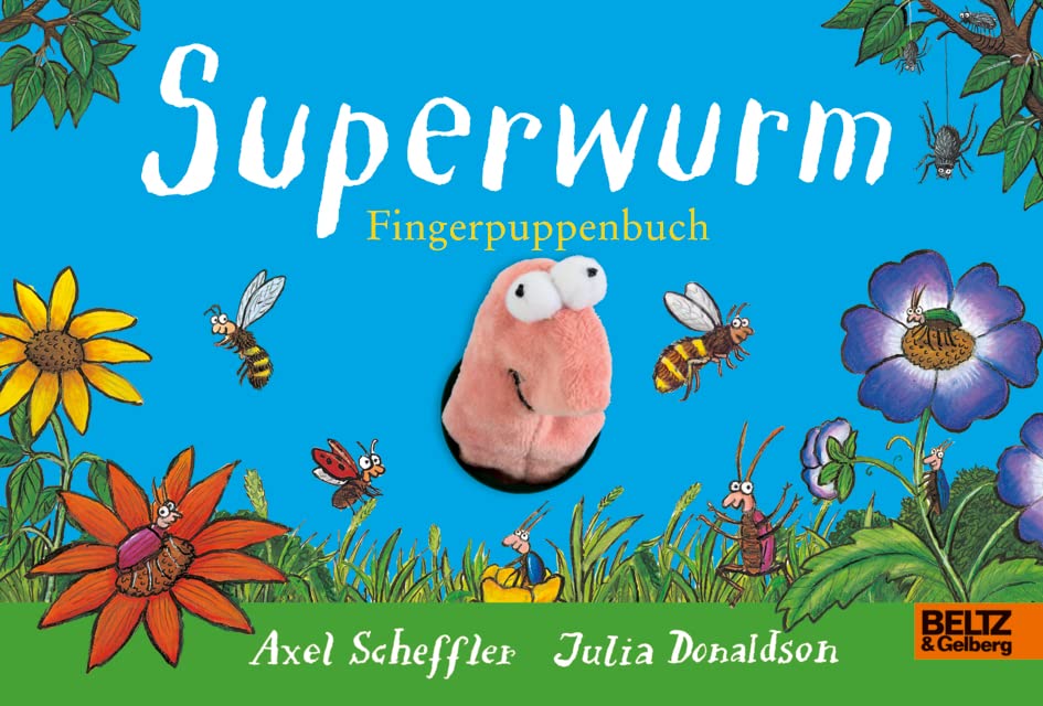 Superwurm-Fingerpuppenbuch - Axel Scheffler Julia Donaldson Pappband