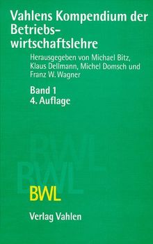 Vahlens Kompendium der Betriebswirtschaftslehre, 2 Bde., Bd.1 | Buch | Zustand sehr gut