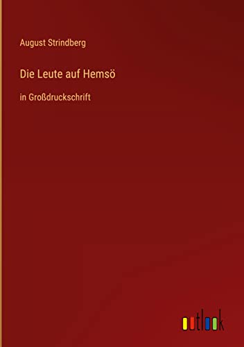 Die Leute auf Hemsö: in Großdruckschrift