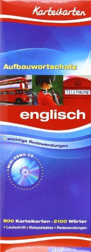 Karteikarten Aufbauwortschatz Englisch Stufe B1 + B2: Mehr als 800 Karteikarten. Über 2100 Stichwörter. Mit Lautschrift