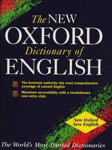 The New Oxford Dictionary of English