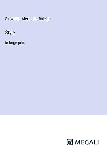 Style: in large print