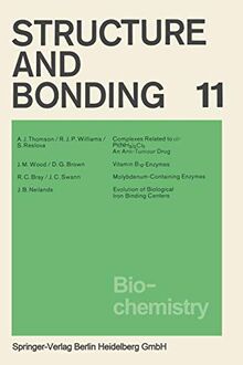 Biochemistry (Structure and Bonding, 11, Band 11)