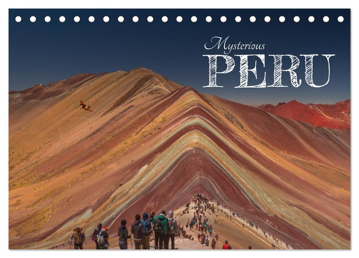 Mysterious Peru (Desk Calendar 2026 DIN A5 landscape), CALVENDO 12 Month DeskCalendar: Colors of the nature