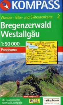 Bregenzerwald - Westallgäu. Mit Kurzführer. 1:50000 | Buch | Zustand sehr gut