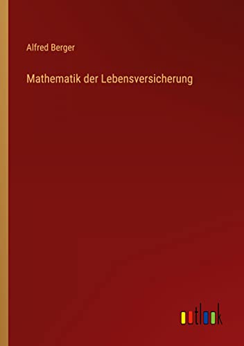 Mathematik der Lebensversicherung