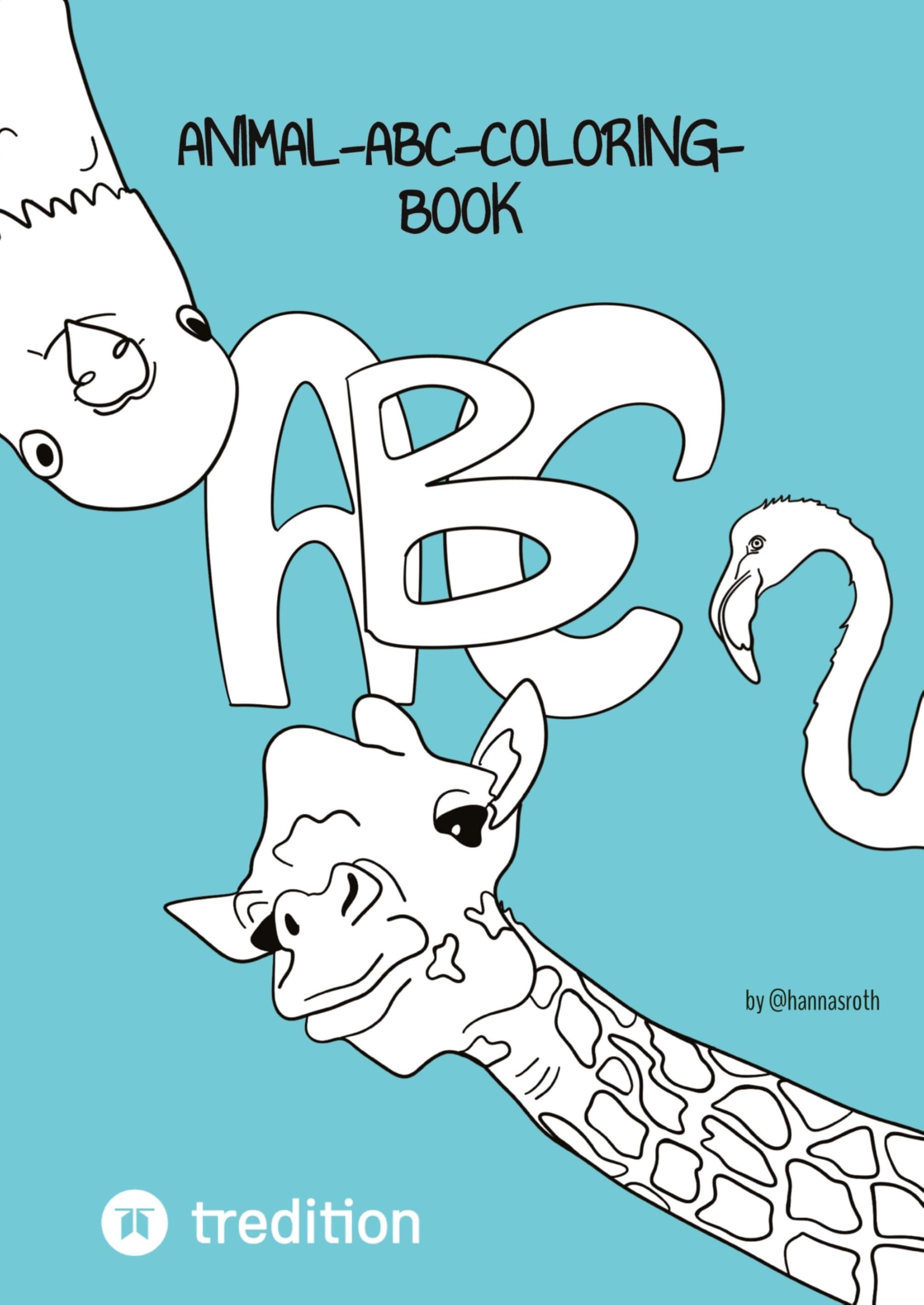 Animal-ABC-Coloring-Book: by hannasroth (Creative ABC-Coloring-Books by @hannasroth)