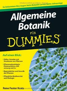 Allgemeine Botanik für Dummies (Fur Dummies) von Kratz, Rene Fester | Buch | Zustand gut