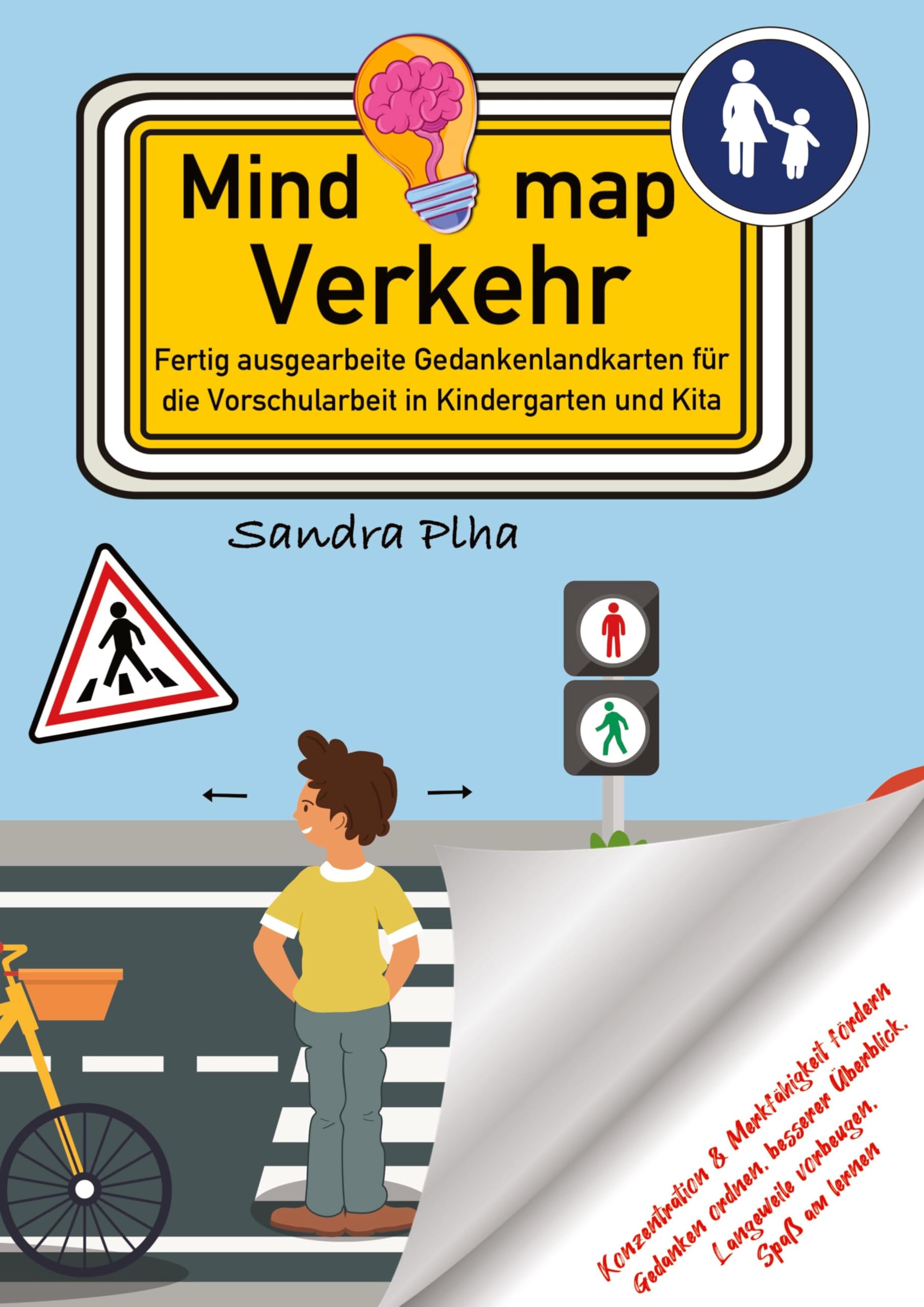KitaFix-Mindmap Verkehr (Fertig ausgearbeitete Gedankenlandkarten für die Vorschularbeit in Kindergarten und Kita): Konzentration und Merkfähigkeit ... Langeweile vorbeugen, Spaß am Lernen