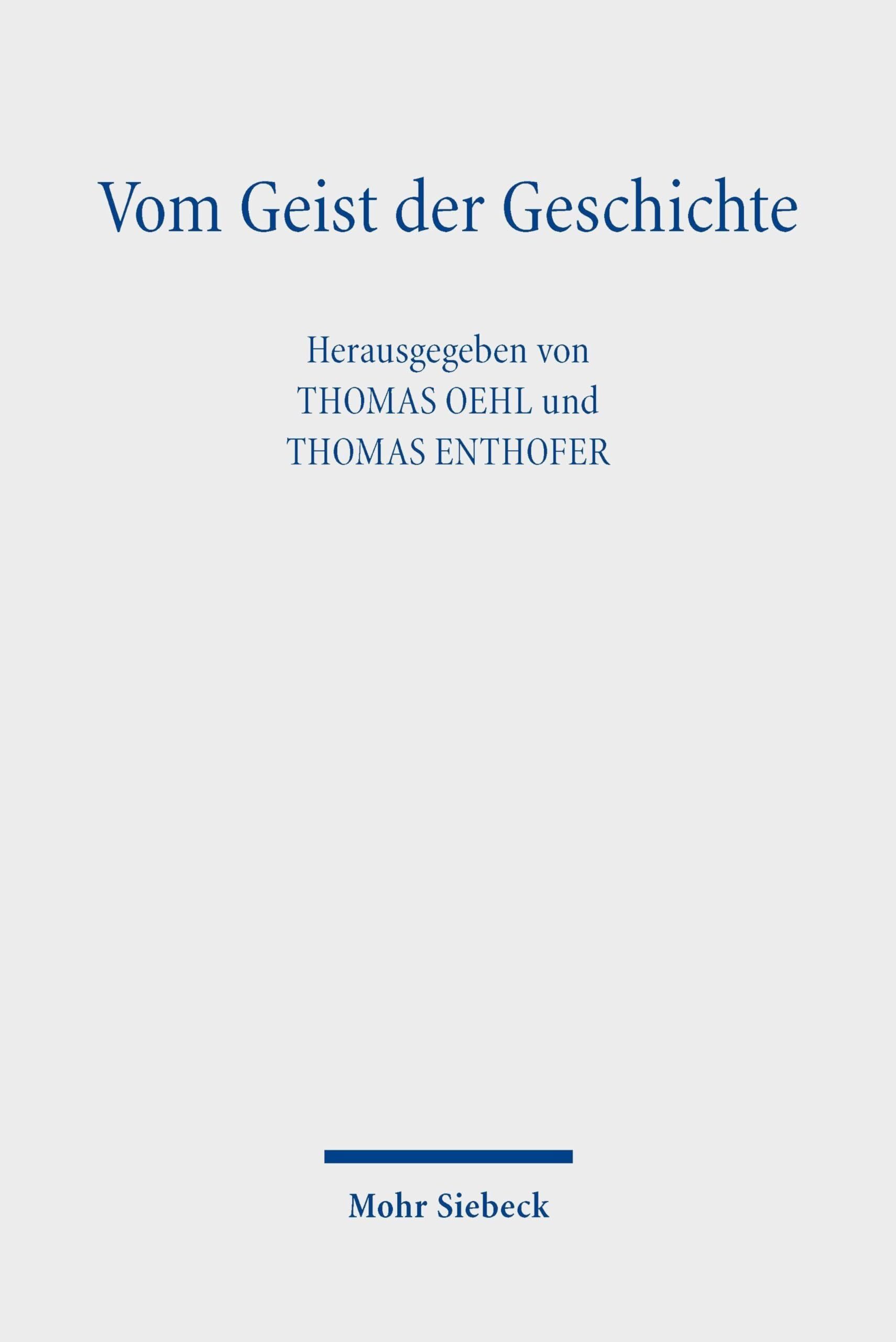 Vom Geist der Geschichte