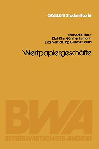 Wertpapiergeschäfte