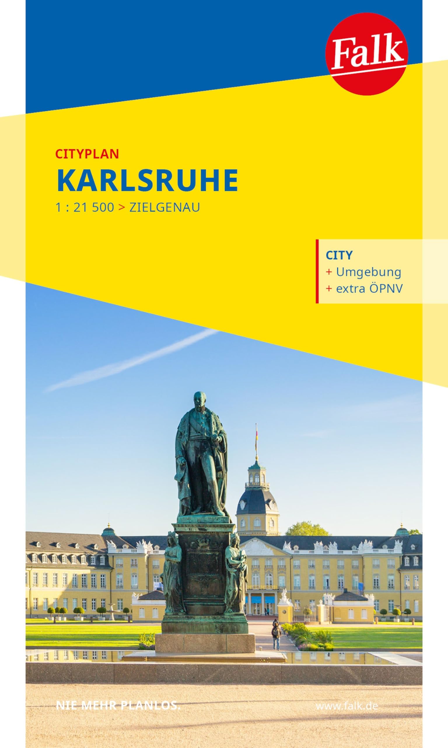 Falk Cityplan Karlsruhe 121500