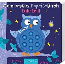 Mein erstes Pop-it-Buch – Eule Emil: Plopp! | Ein erstes Spielbuch für kleine Kinder ab 18 Monaten