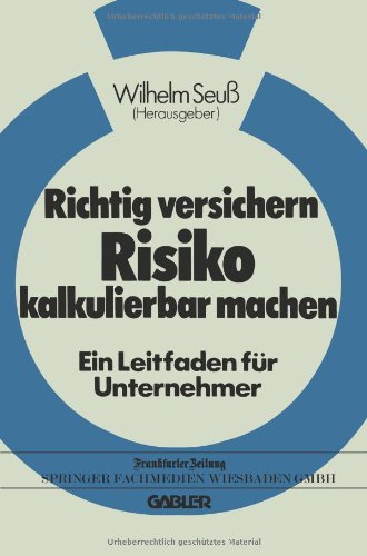 Richtig versichern, Risiko kalkulierbar machen (German Edition)