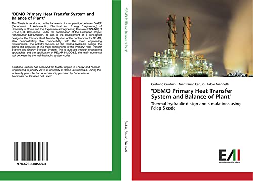 DEMO Primary Heat Transfer System and Balance of Plant: Thermal hydraulic design and simulations using Relap-5 code