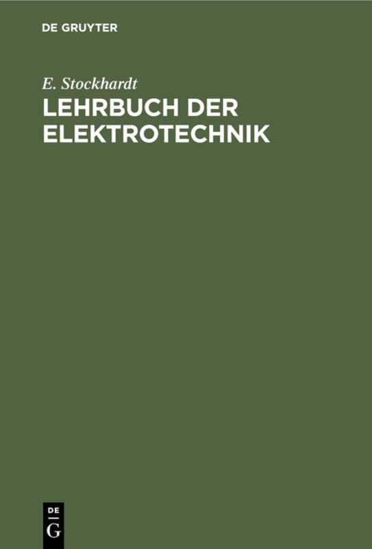 Lehrbuch der Elektrotechnik