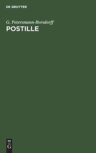 Postille: Predigtrufe aller Zeiten an unsere Zeit in kurzen Lesungen für Wochen-, Schul- und Hausandachten