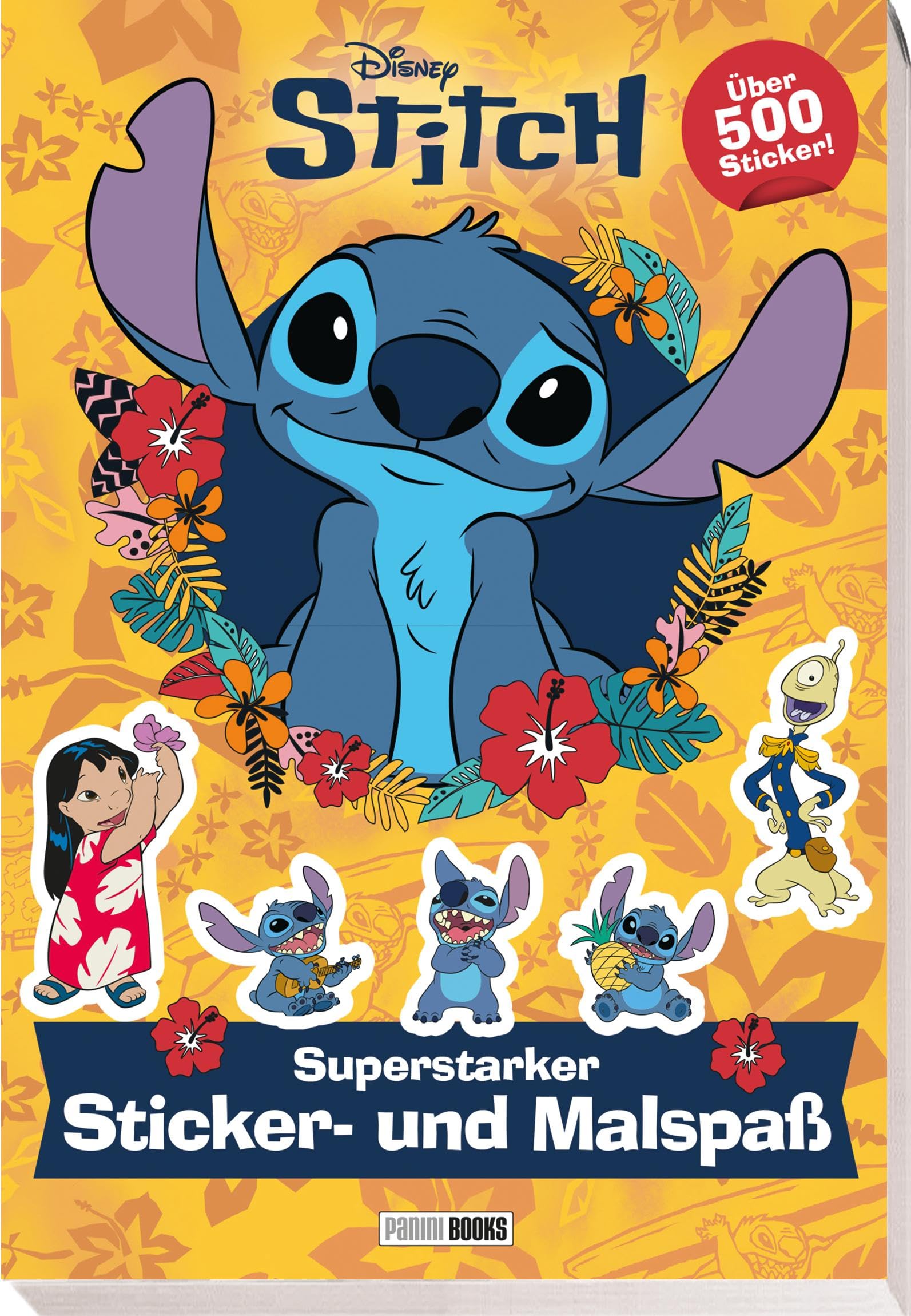 Disney Stitch: Superstarker Sticker- und Malspaß: Sticker- und Malblock