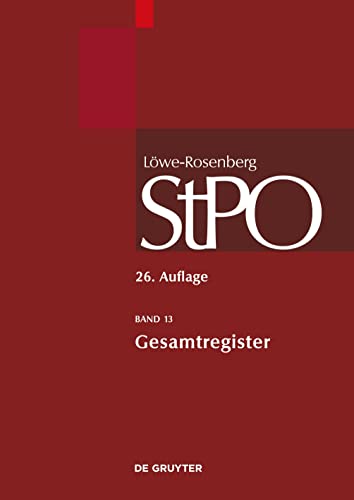 Gesamtregister (Großkommentare der Praxis)
