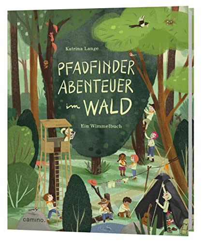 Pfadfinder Abenteuer im Wald: Ein Wimmelbuch