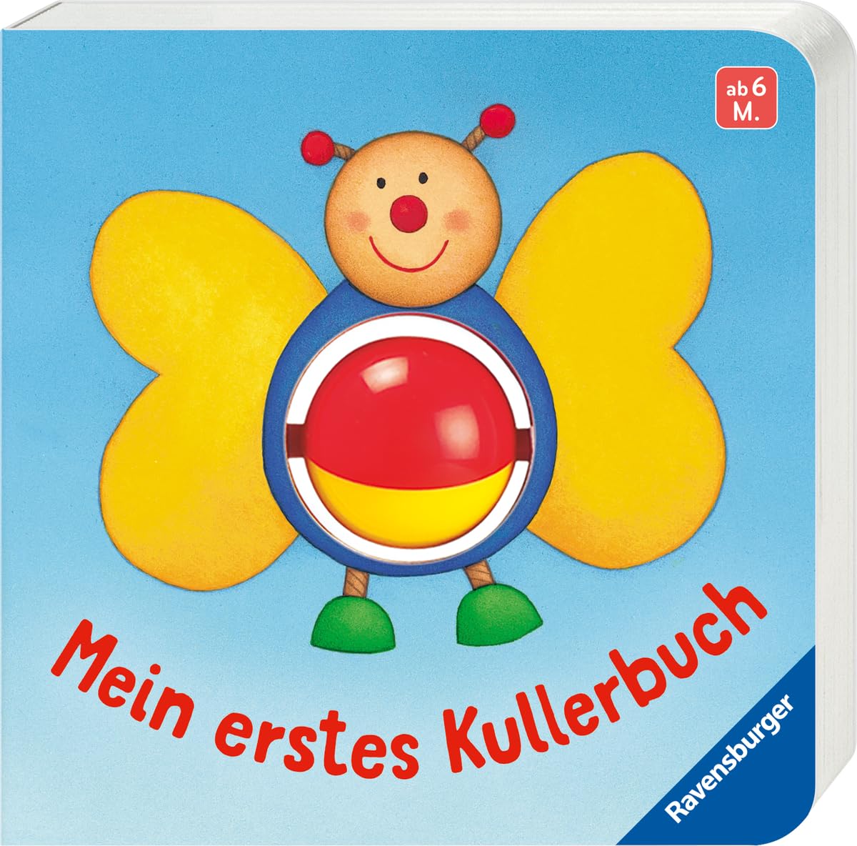 Cuno, Sabine: Mein erstes Kullerbuch - Baby-Buch für Kinder ab 6 Monaten, Spielbuch mit Rasselkugel