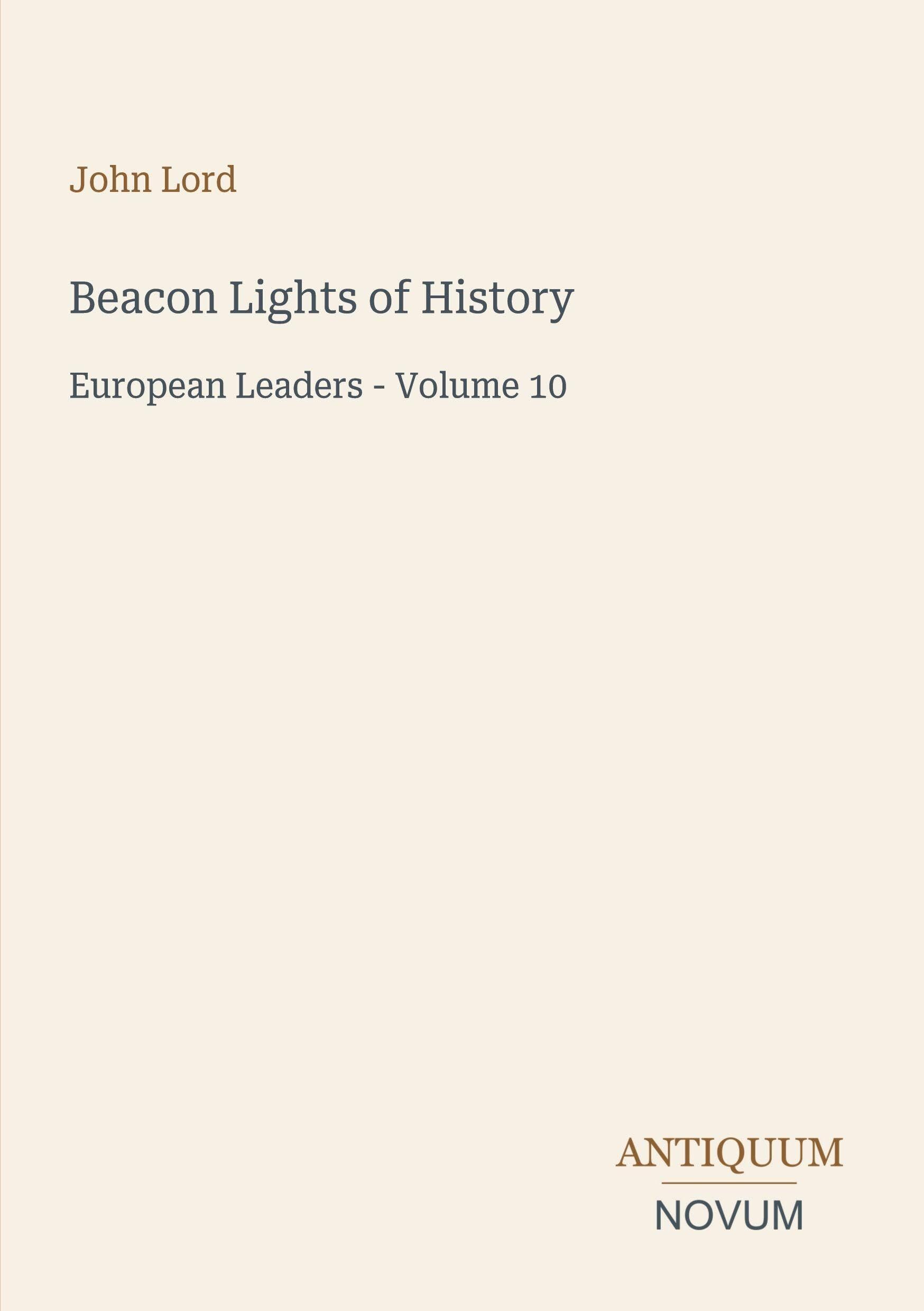 Beacon Lights of History