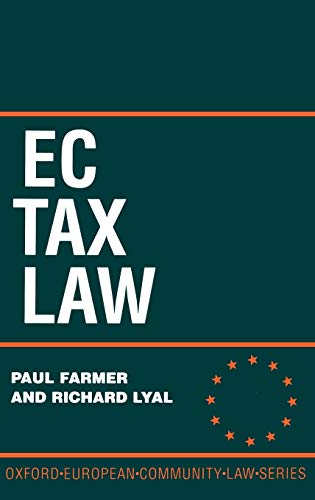 EC Tax Law (Oxford European Union Law Library)