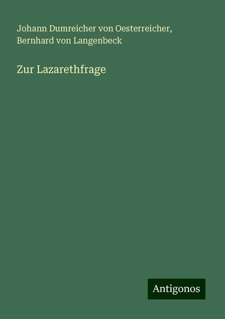 Zur Lazarethfrage