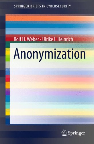 Anonymization (SpringerBriefs in Cybersecurity)