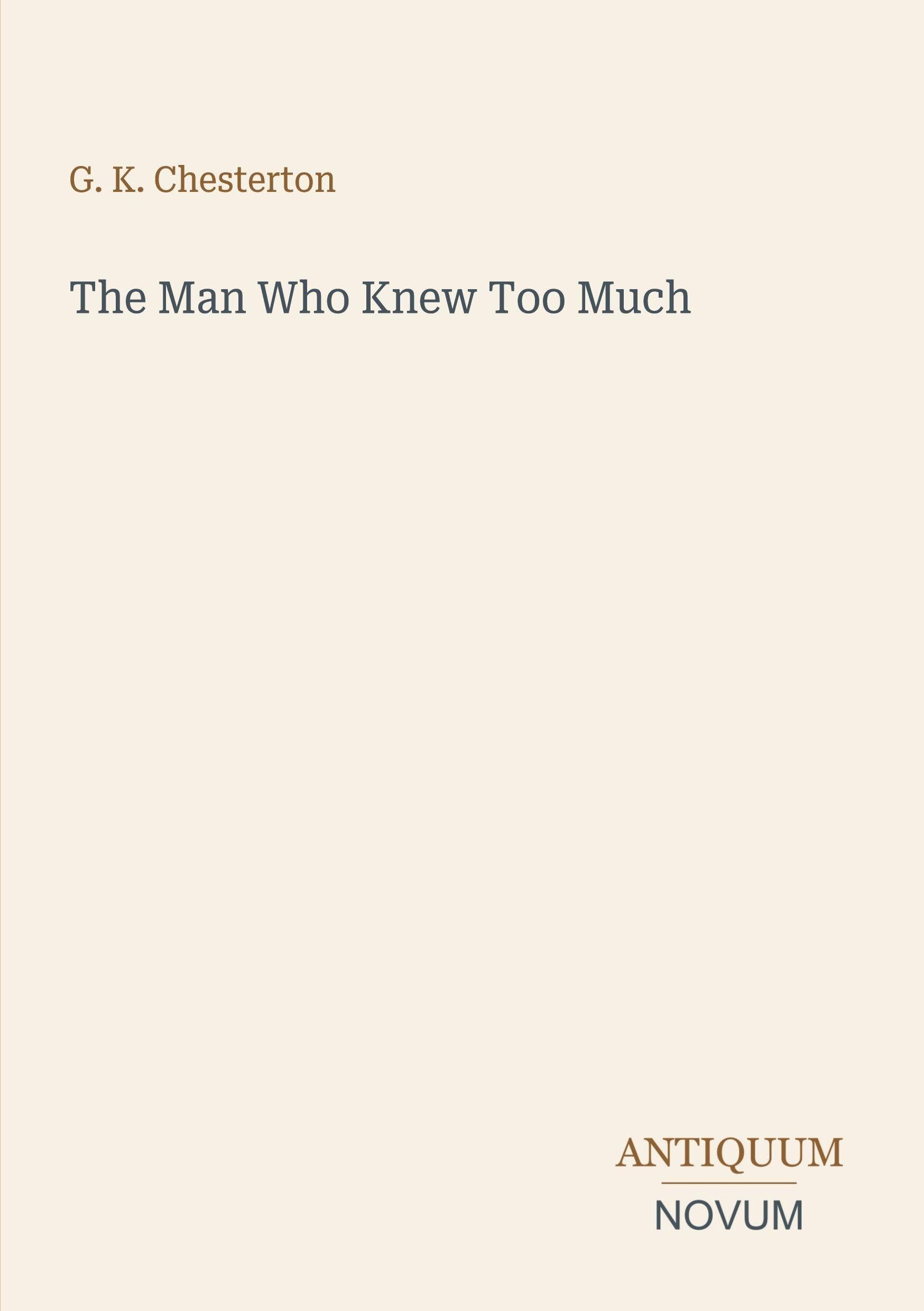 The Man Who Knew Too Much