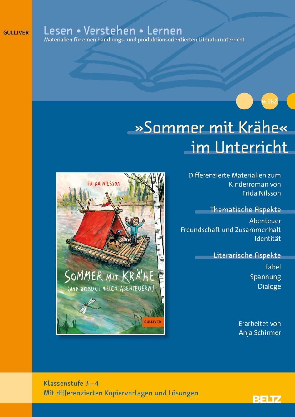 »Sommer mit Krähe« im Unterricht: Differenzierte Materialien zum Kinderroman von Frida Nilsson (Klassenstufe 3-4, mit Kopiervorlagen)