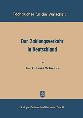 Der Zahlungsverkehr in Deutschland (Fachbücher für die Wirtschaft)