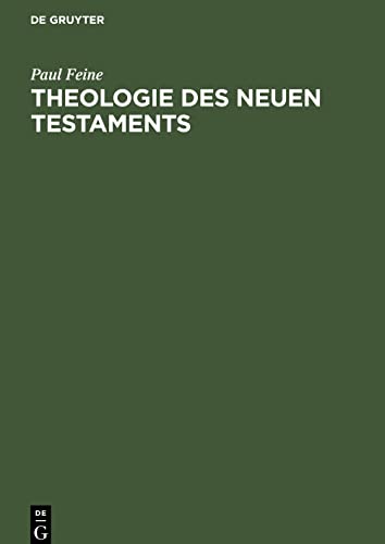 Theologie des Neuen Testaments