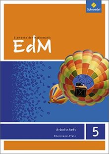 Elemente der Mathematik SI - Ausgabe 2016 für Rheinland-Pfalz: Arbeitsheft 5