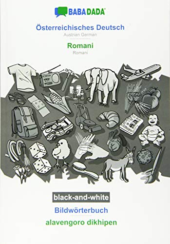 BABADADA black-and-white, Österreichisches Deutsch mit Artikeln - Plattdüütsch (Holstein), das Bildwörterbuch - Bildwöörbook: Austrian German - Low German (Holstein), visual dictionary