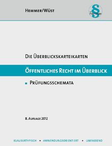 Öffentliches Recht im Überblick. 92 Karteikarten