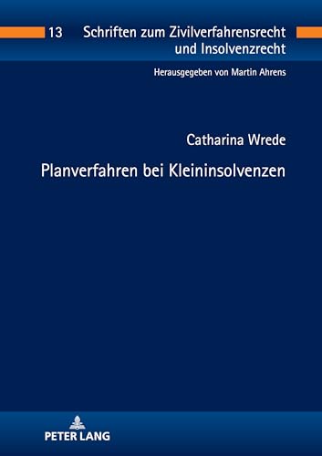 Planverfahren bei Kleininsolvenzen (Schriften zum Zivilverfahrensrecht und Insolvenzrecht)