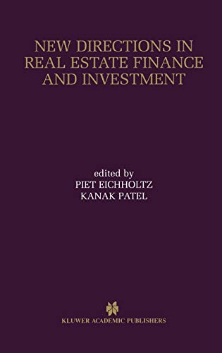 New Directions in Real Estate Finance and Investment: Maastricht-Cambridge Symposium 2000