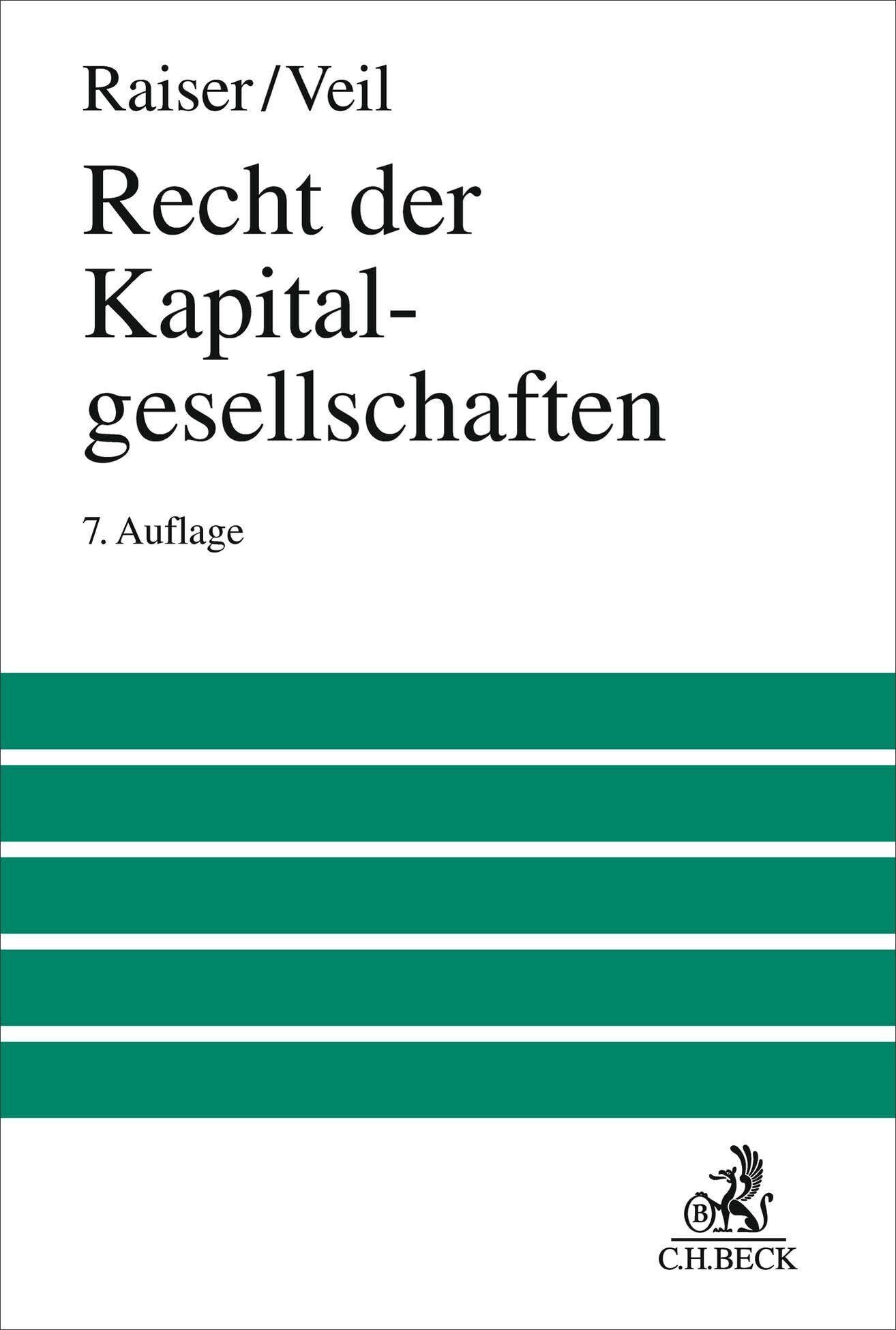 Recht der Kapitalgesellschaften - Neuware
