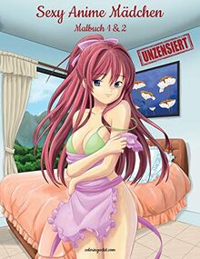 Sexy Anime Mädchen Unzensiert Malbuch 1 & 2