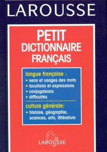 Larousse Petit Dictionnaire Francais