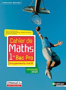 Cahier de maths 1re bac pro groupements A et B : nouveau programme, réforme de la voie professionnelle