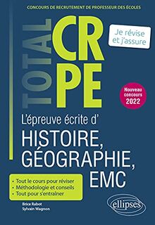 L'épreuve écrite d'histoire, géographie, EMC : concours de recrutement de professeur des écoles : je révise et j'assure, nouveau concours 2022