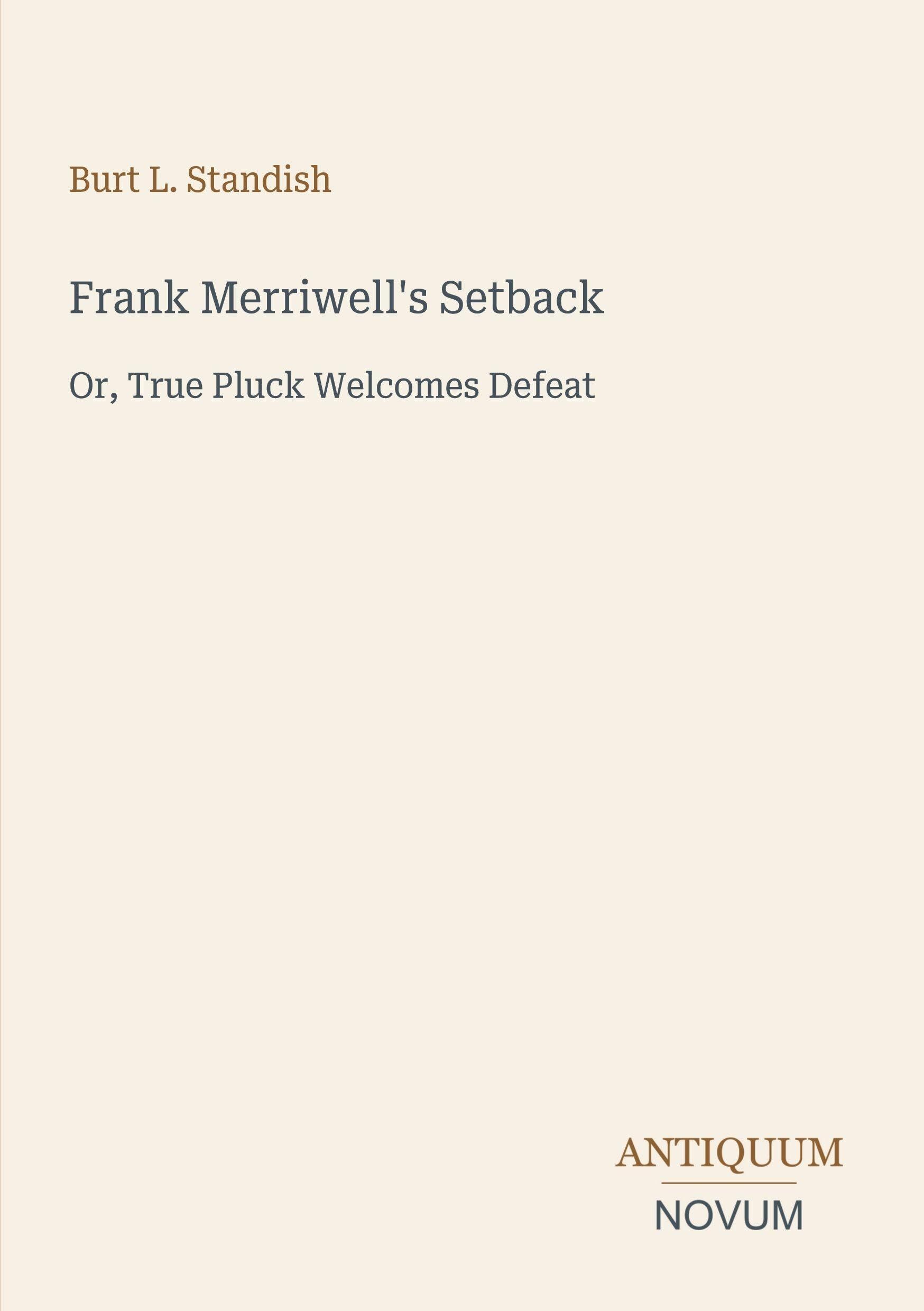 Frank Merriwell's Setback